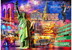 Bluebird Puzzle 90872 - New York - 500 db-os puzzle
