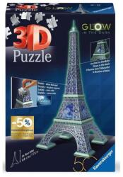 Ravensburger 11591 - Eiffel-torony - 216 db-os 3D foszforeszkáló puzzle
