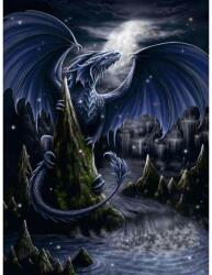 Ravensburger 12000731 - Fekete-kék sárkány - 1500 db-os puzzle (12000731)