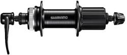 Shimano Tourney FH-TX505-8 hátsó kerékagy, 32H, tárcsafékes (CenterLock), gyorszáras, Shimano HG kazettával, fekete, OEM kiszerelés
