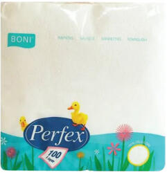 Perfex Szalvéta Perfex, fehér, 100 db-os 33 x 33 cm, 1 rétegű