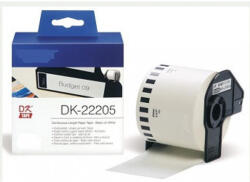Utángyártott BROTHER DK22205 papírszalag 62mm x 30, 48 m IK (DK22205FUIK) - tintasziget