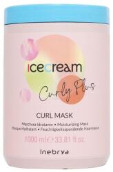 Inebrya Ice Cream Curly Plus hajpakolás göndör hajra, 1 l