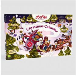 YOGI TEA tea Adventi naptár BIO teaválogatás 24db teafilter Christmas Calendar 2024
