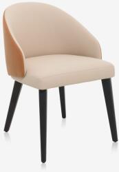 Crescendo C3746 Beige / Rozsdabarna étkezőszék