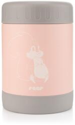 reer Cutie termica pentru mancare, otel inoxidabil vidat, 300 ml, roz, Reer ColourDesign 90424