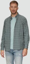 s.Oliver Camasa barbati cu imprimeu in carouri, croiala Regular fit, Verde (2152435-95N1-3XL)