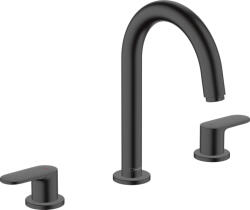 Hansgrohe Vernis Blend, mosdócsaptelep 150 kimenettel, 3 lyukú beépítés, fekete matt, 71553670 (HAN-71553670)