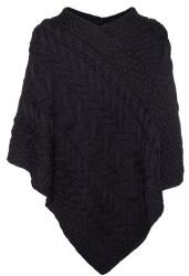 Vlnka Poncho din lână Supersoft Merino negru mărimi îmbrăcăminte Uni (5-51067-UNI)