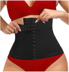  SMARTECH Corset modelator talie si abdomen, Lenjerie modelatoare, cu inchidere pe 3 randuri, Marime L 74-80 Cm Talie