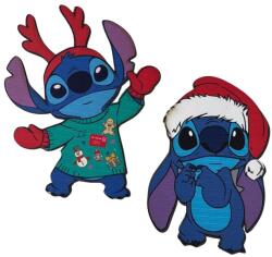  Nyomtatott dekorkarton - Stitch karácsonyi figura 2db/csomag