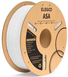 Elegoo ASA Fehér - 1.75mm 1kg (50.203.0183)
