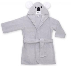 DuetBaby Frottír fürdőköpeny (104-116 CM) SZÜRKE (DB392-SZ)