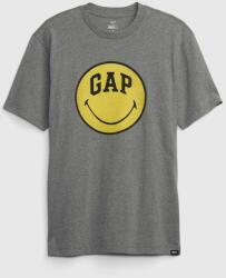 GAP & Smiley® Tricou GAP | Gri | Bărbați | S