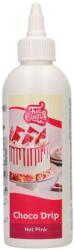 FunCakes Choco Drip Hot Pink - Glazură de ciocolată roz în tub 180 g