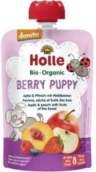 Holle Piure de mere, piersici si fructe de padure pentru copii, + 8 luni bio 100g