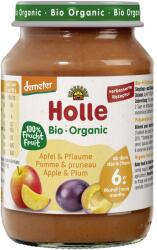 Holle Piure de mere si prune pentru copii, + 6 luni, fara gluten bio 190g