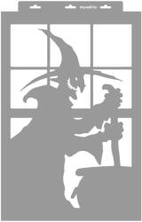 MyWall Boszik stencil - 3D - 38x60 cm maxi 01