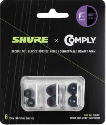 Shure EACYPF-6KIT x Burete negru din seria Comply P pentru căștile SE și AONIC, 3 perechi de dimensiuni diferite S/M/L (EACYPF-6KIT)