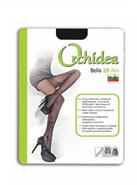  Orchidea Чорапогащи с ограничител Черни Bella 20 Den - 4-L (2806-2)