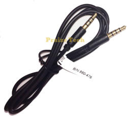 Compatibil Cablu Jack 3.5 Stereo 4 Pini Tata-Tata, 1m Lungime , TRRS, 4 Contacte pentru Telefon, Calculator (CJ4TT1)