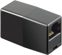Compatibil Adaptor UTP Retea Mama-Mama, Negru, Cat5e (AUT8NM)