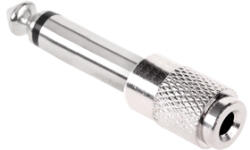 Compatibil Adaptor Jack 3.5mm Mama - Jack 6.3mm Tata Mono, Metal (AJ3J6AMN)