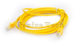 Compatibil Cablu UTP Retea, 3m Lungime, Galben, Ethernet Cat 5e (CUTP3G)