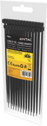 Entac Coliere Plastic (Soricei) 4.8x400mm, Model Negru, 50 Buc , Fasete Prindere si Strangere (CP4840N)