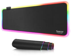 A4Tech Mousepad Spacer Gaming, RGB-B, 900x300mm, Cauciuc si Textil , Iluminare RGB (SP-PAD-GAME-RGB-B) Mouse pad