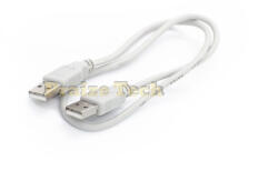Compatibil Cablu USB Tata A-A, Model Gri, Lungime 0.5m - Cablu USB Tata A pentru Calculator, Consola, Media Player (CUTAT0)