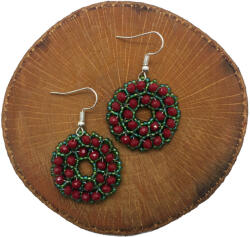 Carings Cercei Handmade, Model Advent , Accesoriu de Craciun Confectionat de Mana (CHMACR)