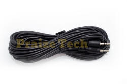 Compatibil Cablu Jack 3.5 Stereo Tata-Tata, 10m Lungime - Tip Male-Male pentru Telefon, Calculator (CJTT10M)
