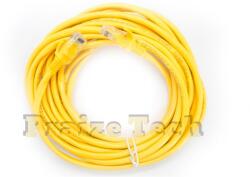 Compatibil Cablu UTP Retea, 20m Lungime, Galben, Ethernet Cat 5e (CUTP20G)