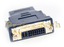 Compatibil Adaptor DVI 29 Pini Mama - HDMI Tata, Model Gold, Adaptor pentru Sisteme Video DVI-I sau DVI-A (ADVHDG)