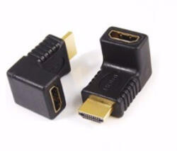 Compatibil Adaptor HDMI Mama-Tata, 90 Grade - Accesoriu Monitor, Televizor, Consola (AHDMT90)