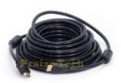 Compatibil Cablu HDMI 1.4, 19 Pini Tata-Tata, Lungime 10m - TV HD, Monitoare sau Console (CHDM10M)