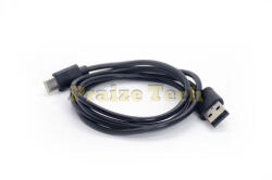 Compatibil Cablu USB Tata A - USB Tata Tip C, Lungime 1m, Model Negru - pentru Smartphone, Laptop, Hub USB (CUTC1MN)