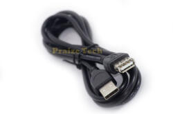 Compatibil Cablu USB A Tata-Mama Negru, Versiune 2.0, 1.5 M Lungime - Prelungitor Extensie USB Tip Mama Tata (CUTAA18)