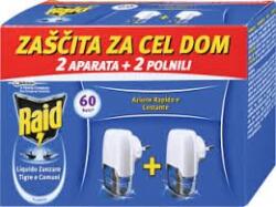 Raid Електрическа течност против комари с аромат на евкалипт, пълнител, 36 ml