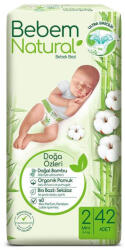 Bebem Natural pelenka (2-es) 3 - 6 kg (42 db/cs) (benn)