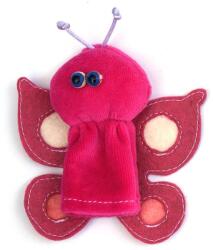 Puppet-World Ujjbáb - rózsaszín pillangó (FK2909)