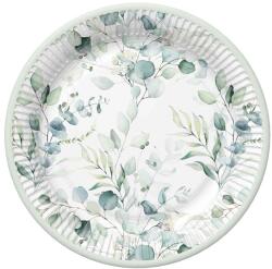 IRIS Everyday Daisy papír tányérok 22, 7 cm átmérőjű, 8db/csomag különböző színekben és mintákkal (TD02_OG_010001) - bestbyte