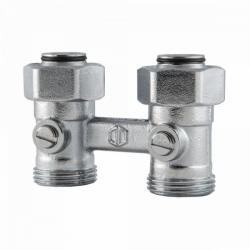 FixTrend egyenes golyóscsapblokk, G3/4" x G3/4" (Kermi, Radel radiátorokhoz) (82811500005) - kazanwebshop
