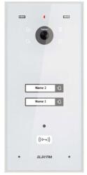 ELECTRA Videointerfon exterior Electra VPH. 02F03. ELWTL, 2 familii, montaj aparent, alb (VPH.02F03.ELWTL)