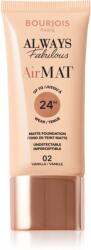 Bourjois Air Mat mattító alapozó árnyalat 02 Vanilla 30 ml