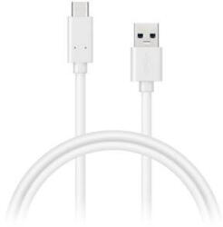 CONNECT IT Wirez USB C (C típus) - USB, áramáram akár 3A ! , fehér, 2 m (CI-1179)