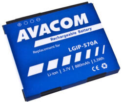 AVACOM mobiltelefon akkumulátor LG KP500 Li-Ion 3, 7V 880mAh (az LGIP-570A helyett) (GSLG-KP500-S880A)