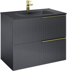 Elita Soho dulap 80x45.3x63.5 cm sub chiuveta pe perete negru RE010804047160 (RE010804047160)