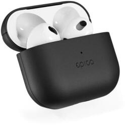 Epico Leather Case Airpods 4/4 (ANC) - fekete